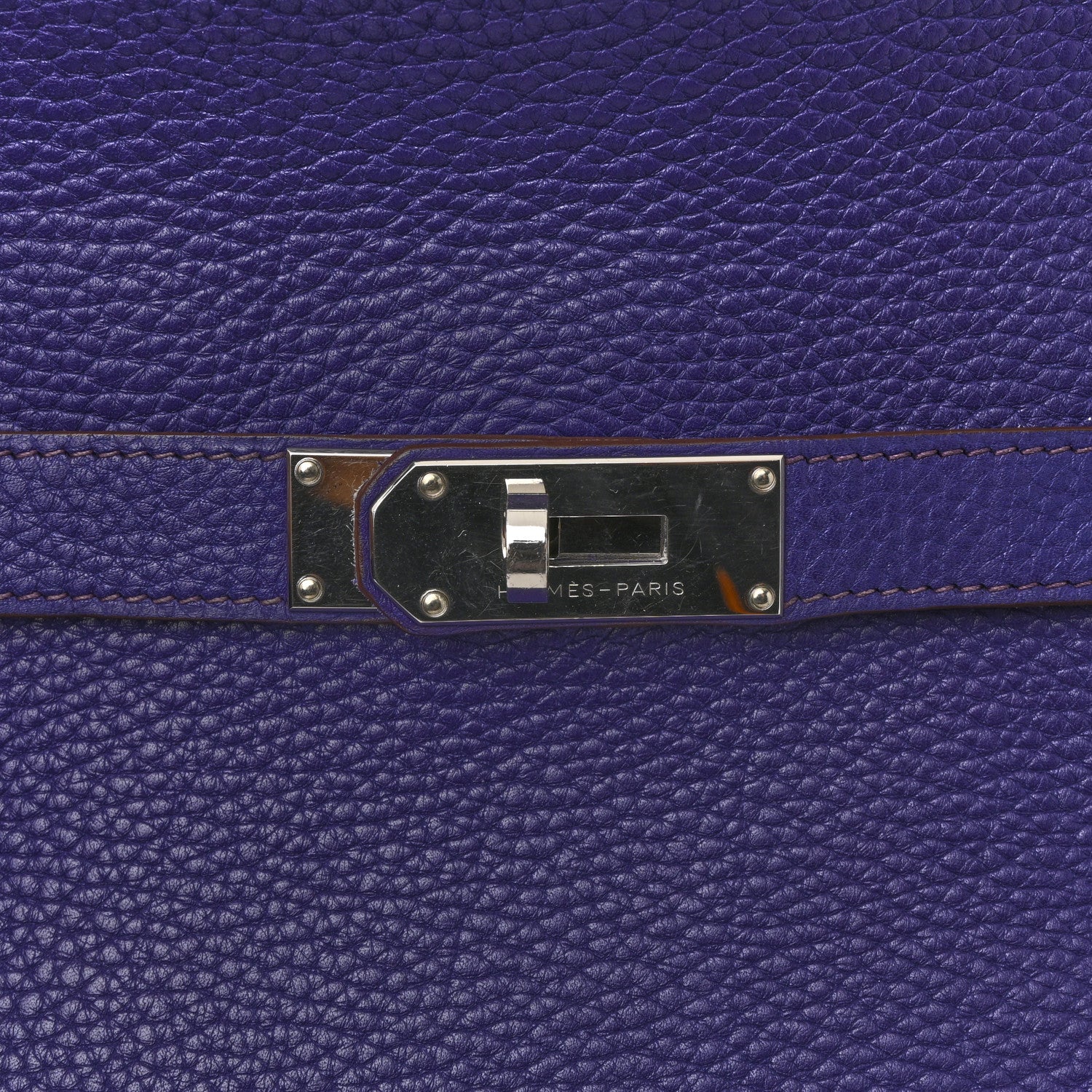 Hermes Taurillon Clemence Jypsiere 34 Iris 11 of 15
