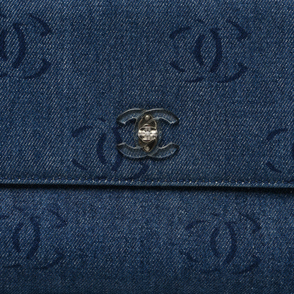 Chanel Denim CC Clutch Dark Blue 8 of 11