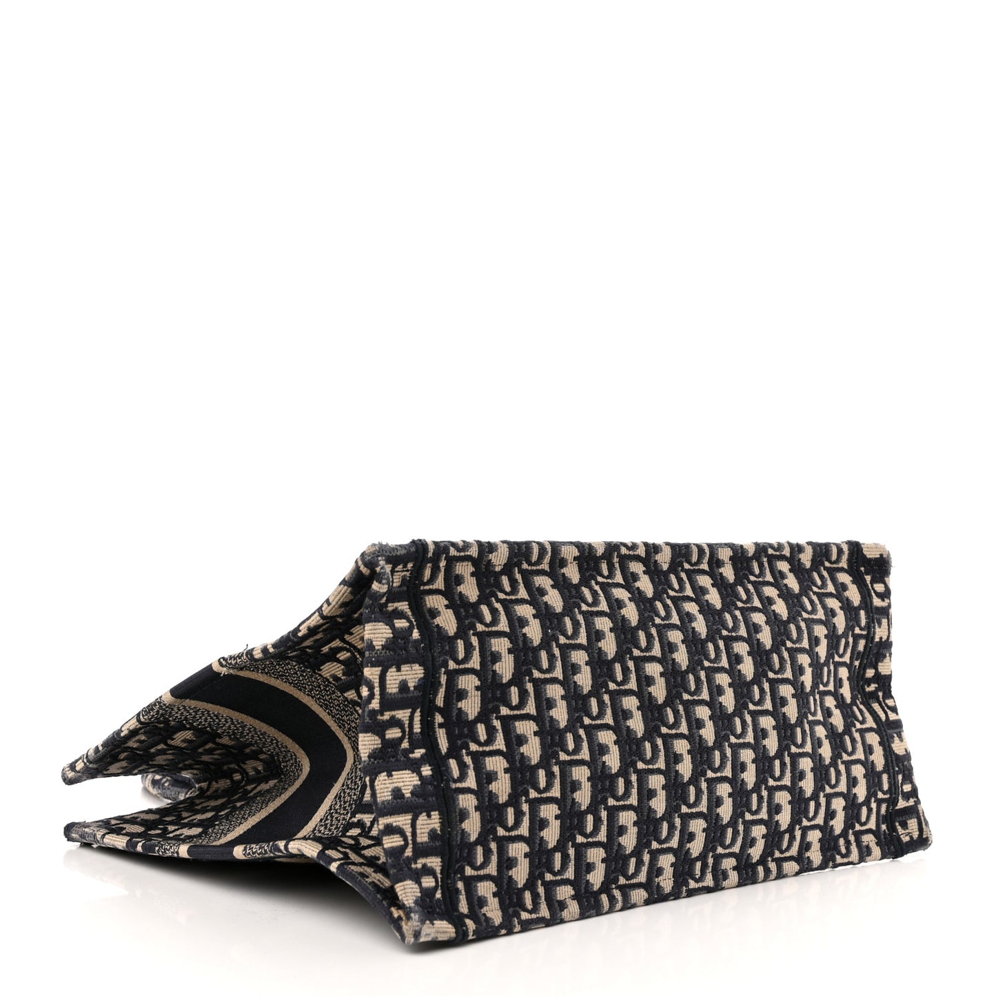 Oblique Medium Book Tote Blue Multicolor