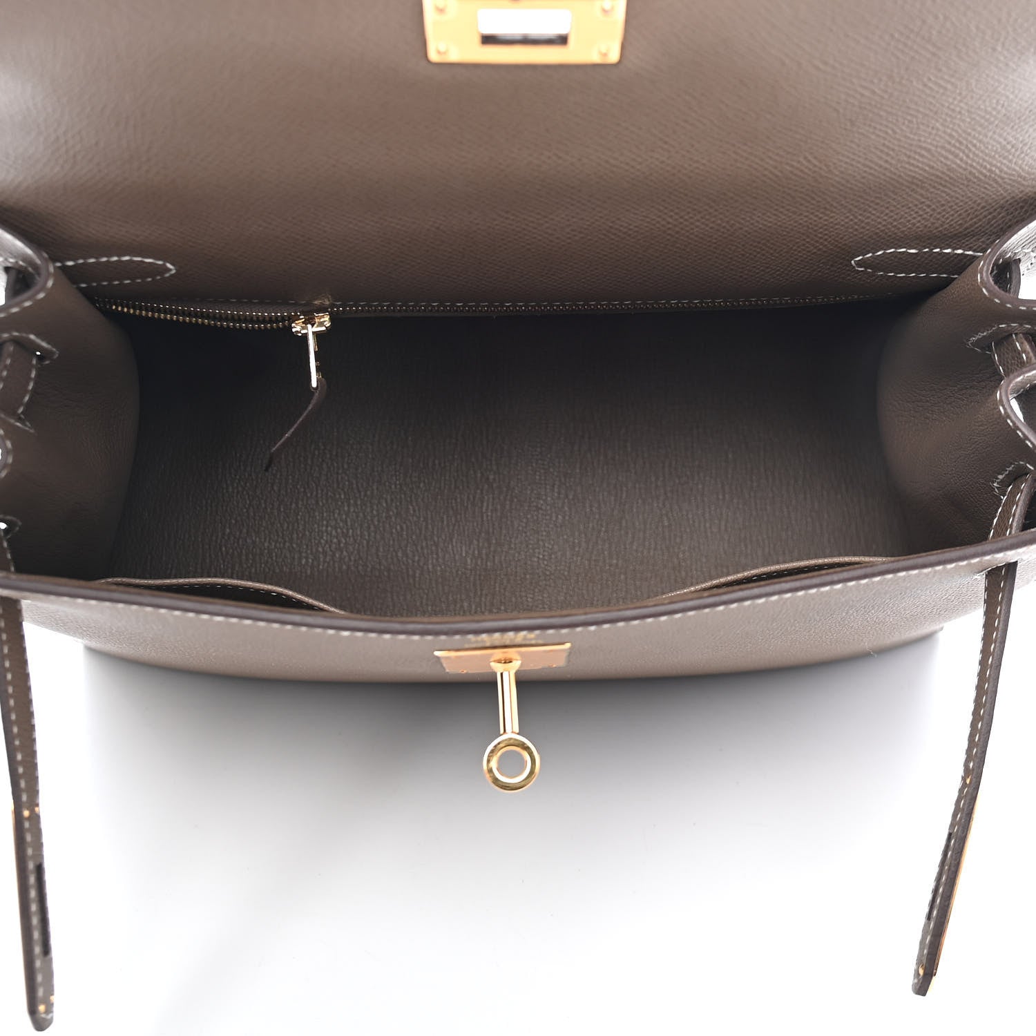 Hermes Epsom Kelly Sellier 28 Etoupe 7 of 16