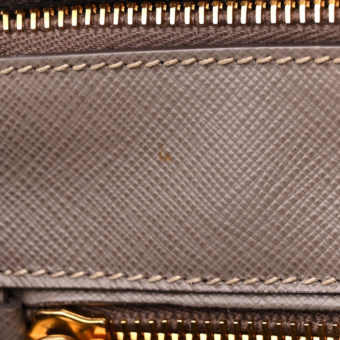 Saffiano Small Galleria Double Zip Tote Argilla