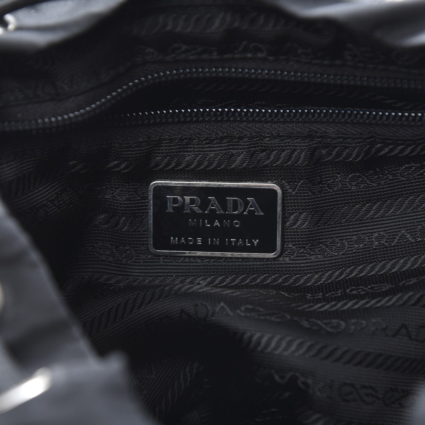 Nylon Vela Small Backpack Black
