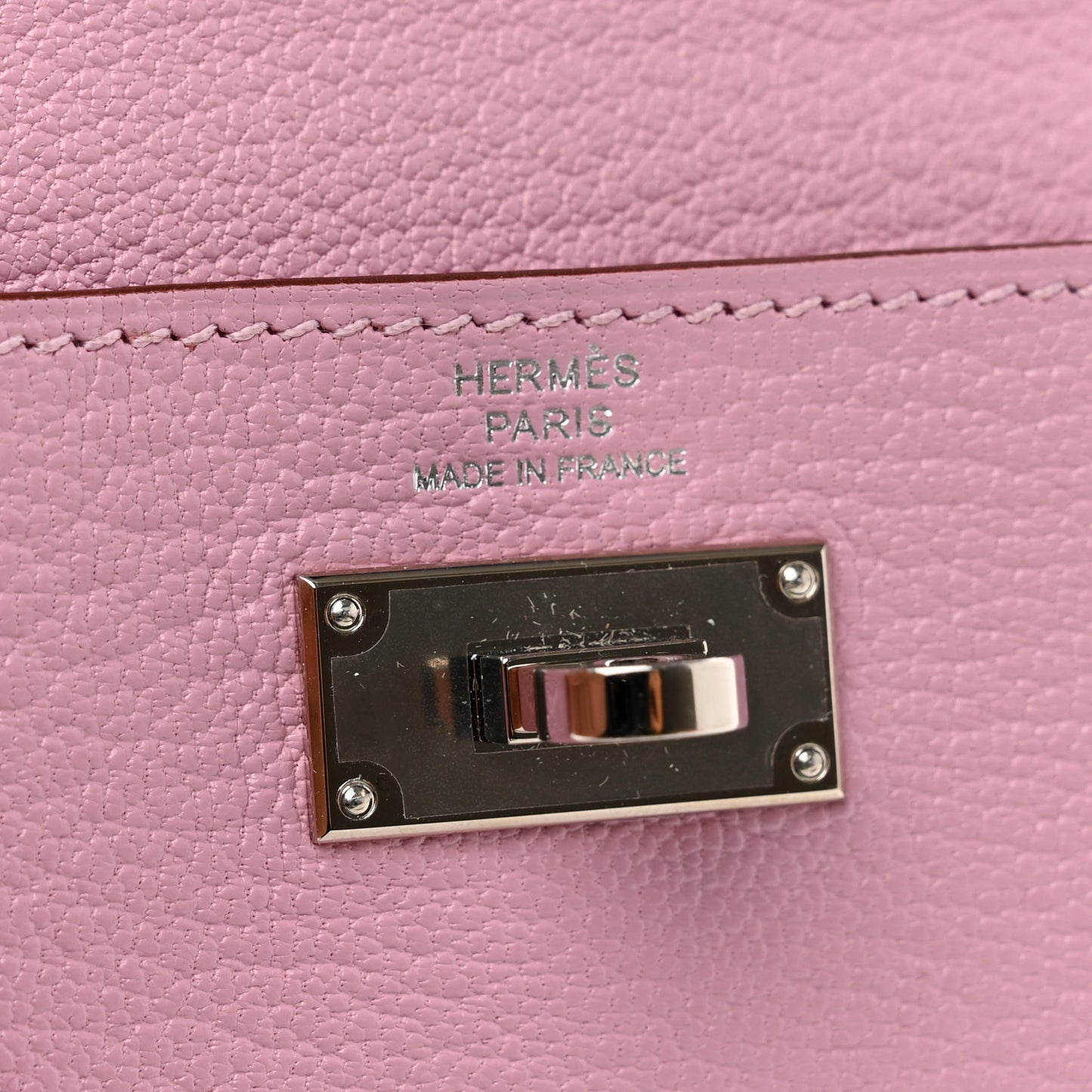 Chevre Mysore Kelly Pocket Compact Wallet Mauve Sylvestre