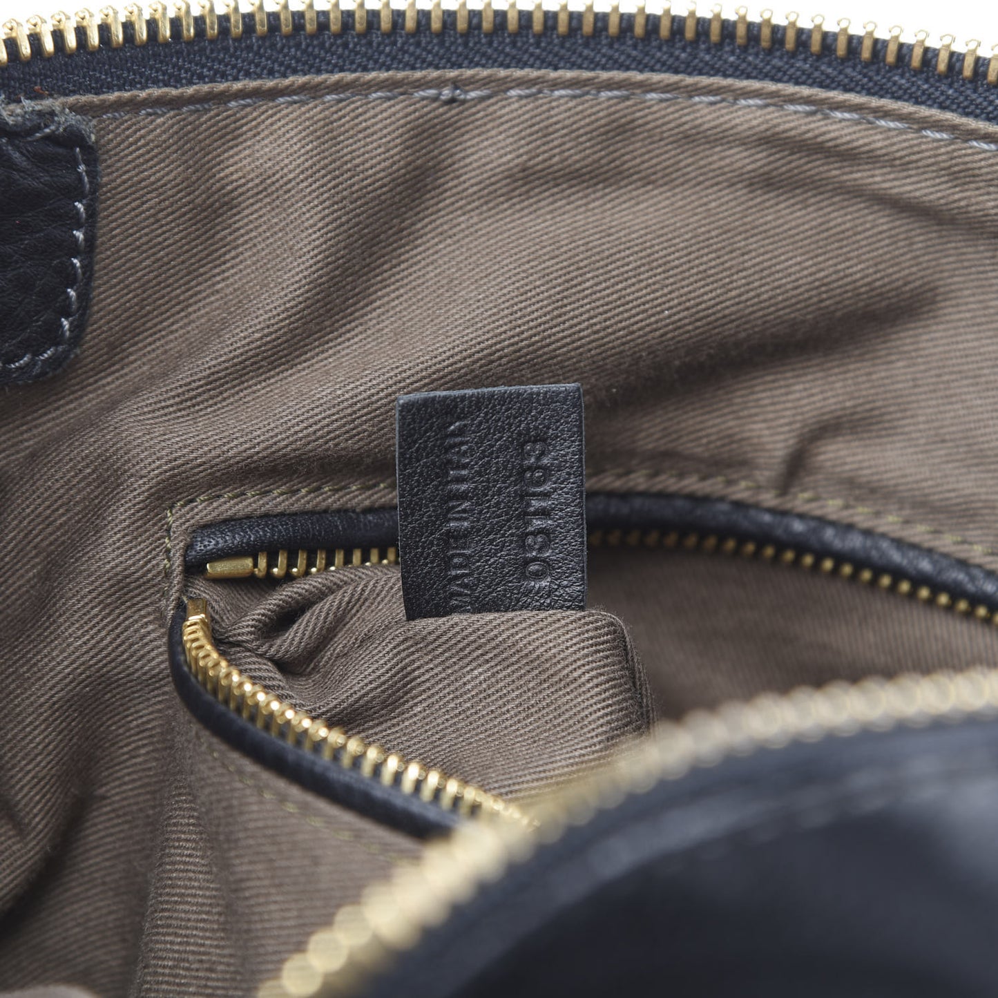 Calfskin Medium Marcie Satchel Black