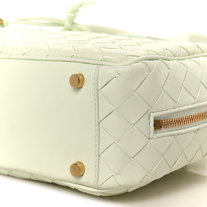 Bottega Veneta Lambskin Intrecciato Small Getaway Glacier 11 of 12