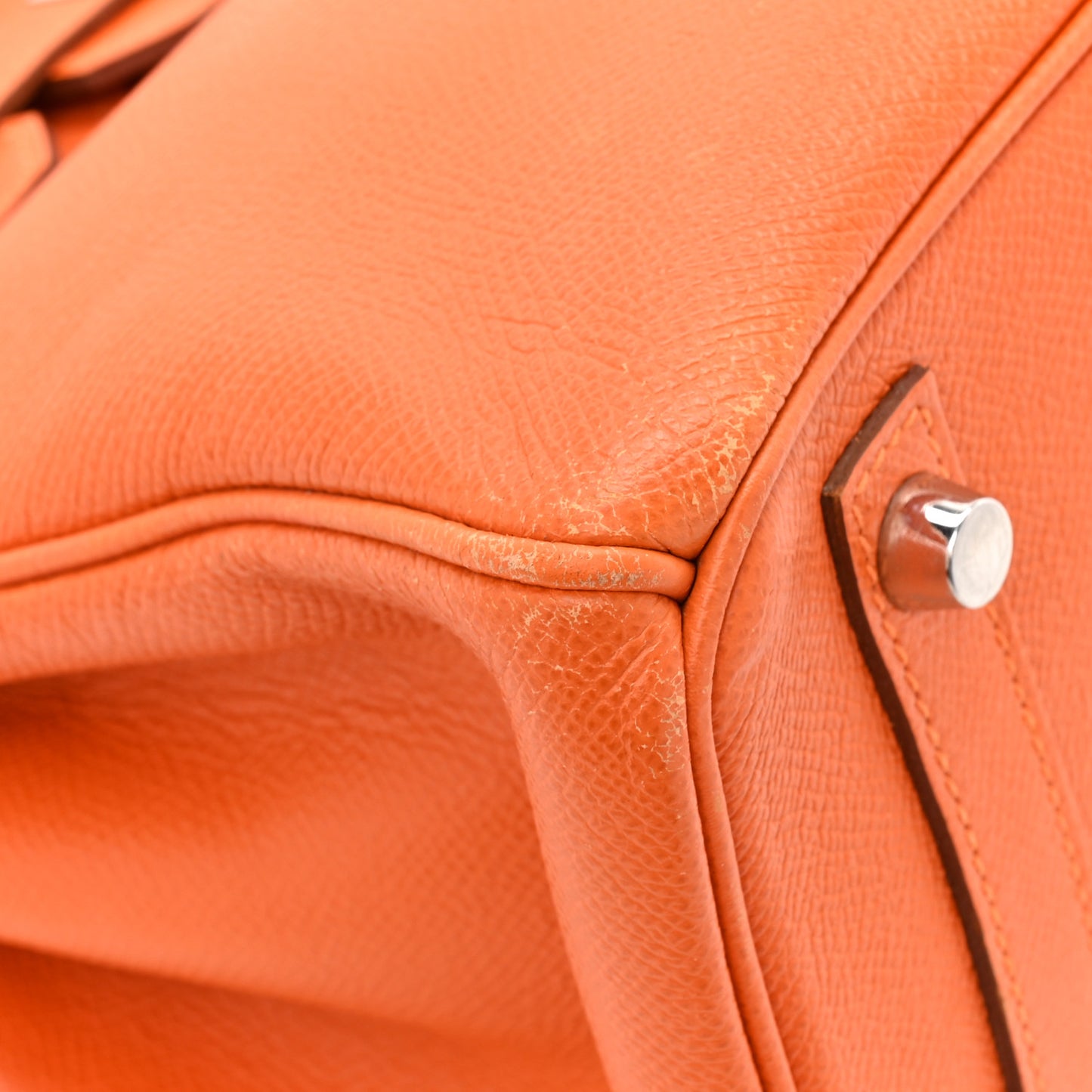 Epsom Birkin 30 Orange