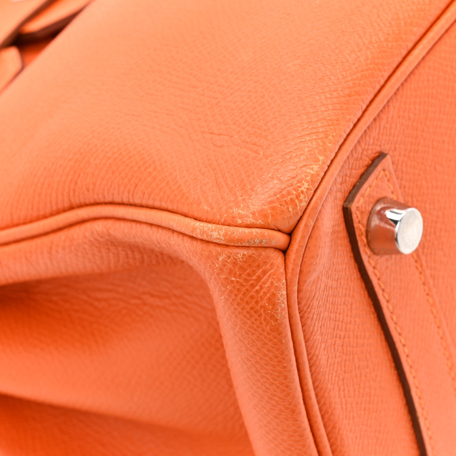 Hermes Epsom Birkin 30 Orange 15 of 19