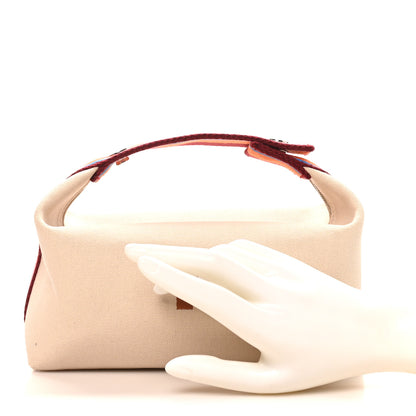 Hermes Cotton Canvas H Pavillon Small Bride-A-Brac Pouch Naturel 2 of 7