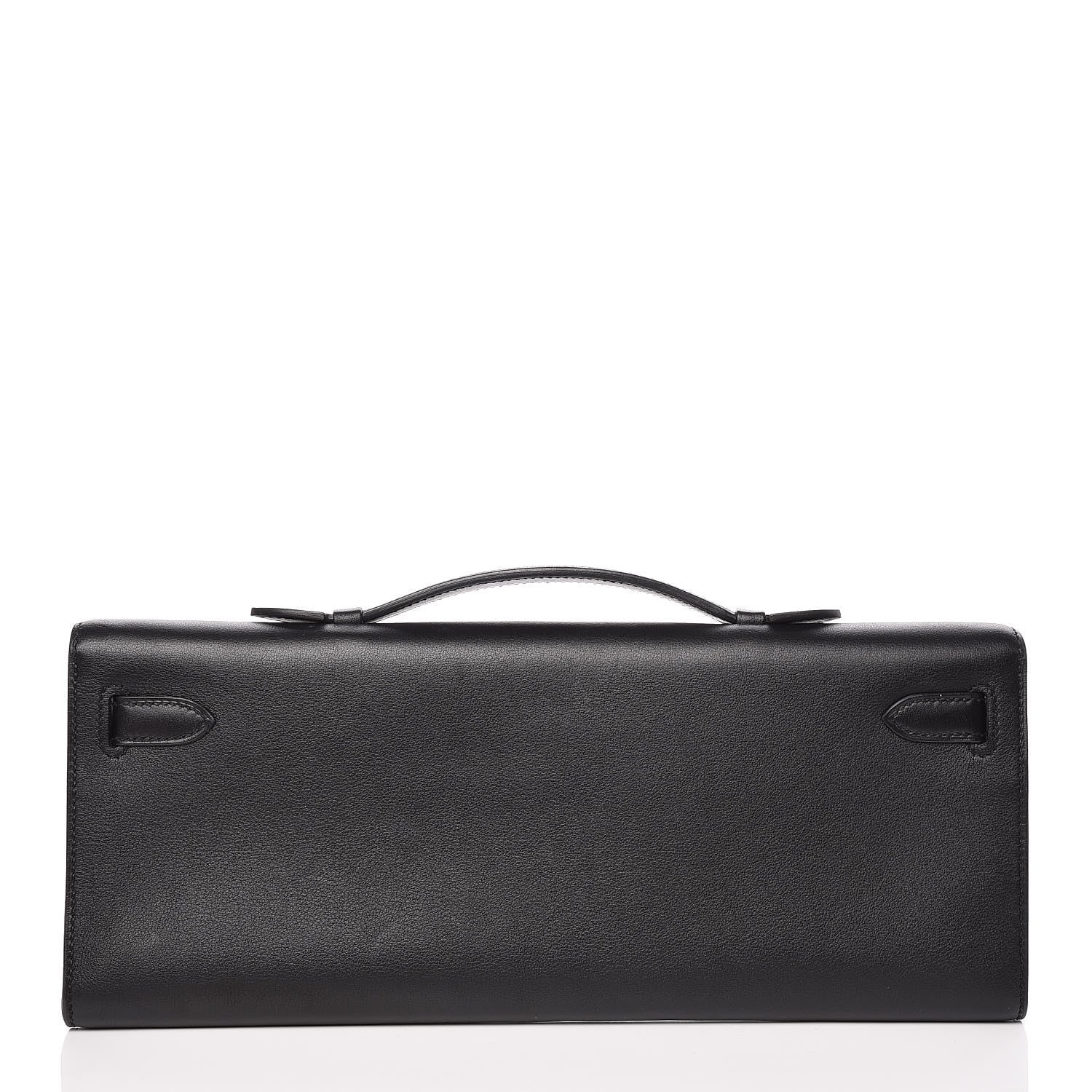 Hermes Swift Kelly Cut Clutch Pochette Black 4 of 28