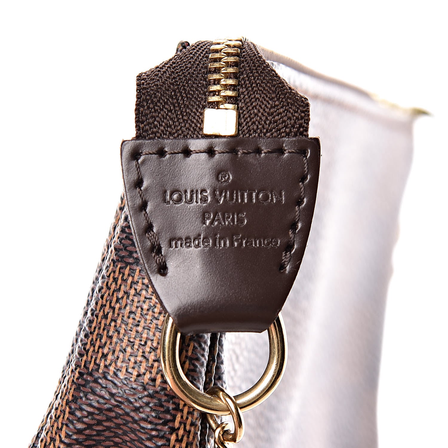 Louis Vuitton Damier Ebene Complice Trunks and Bags Mini Pochette Accessories Red 7 of 8