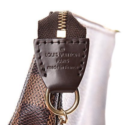 Louis Vuitton Damier Ebene Complice Trunks and Bags Mini Pochette Accessories Red 7 of 8