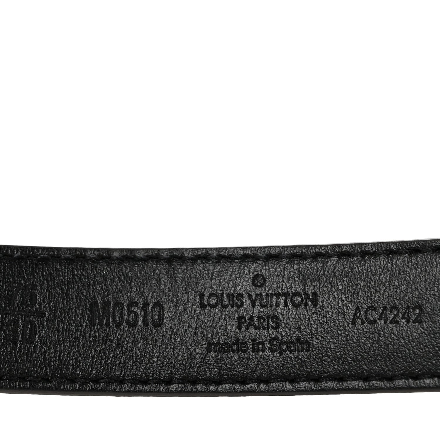 Louis Vuitton Monogram 20MM LV Circle Prime Reversible Belt 75 30 Black 5 of 7