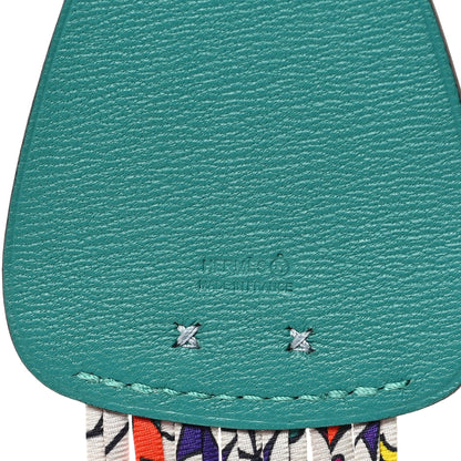 Hermes Togo Silk Petit H  Squid Bag Charm 3 of 4