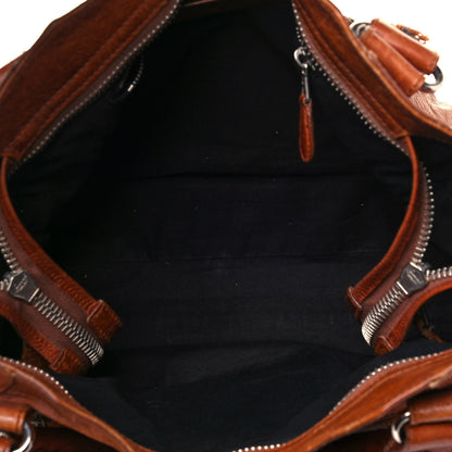 Balenciaga Agneau Giant 21 Silver Hardware City Orange Brulee 7 of 14