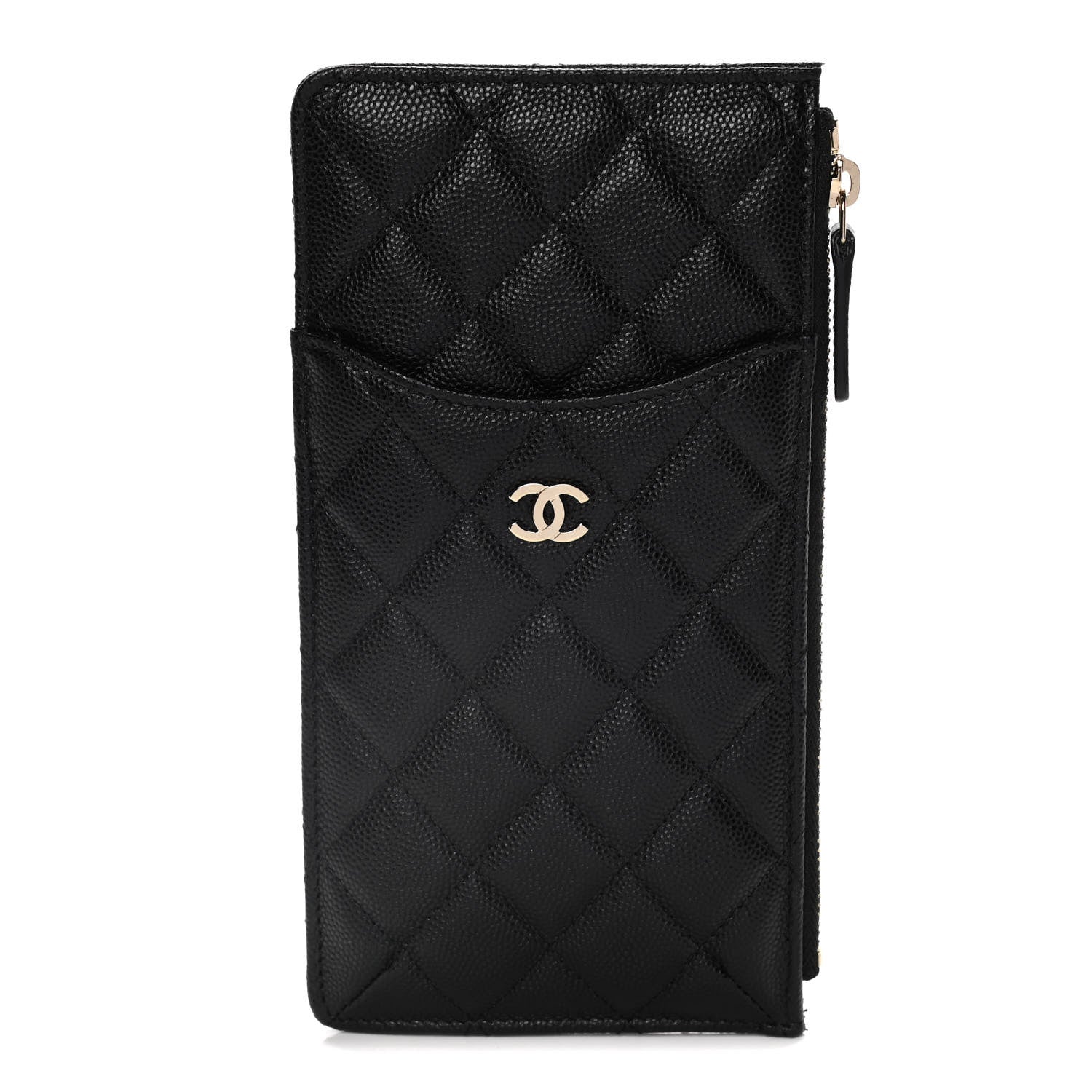 Chanel Caviar Quilted Classic iPhone Pouch Black 1 of 9