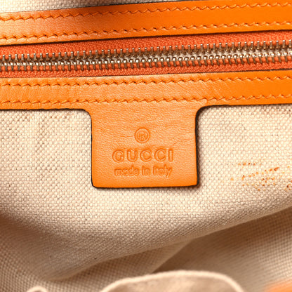 Gucci Monogram Web Medium Mayfair Tote Orange 6 of 10