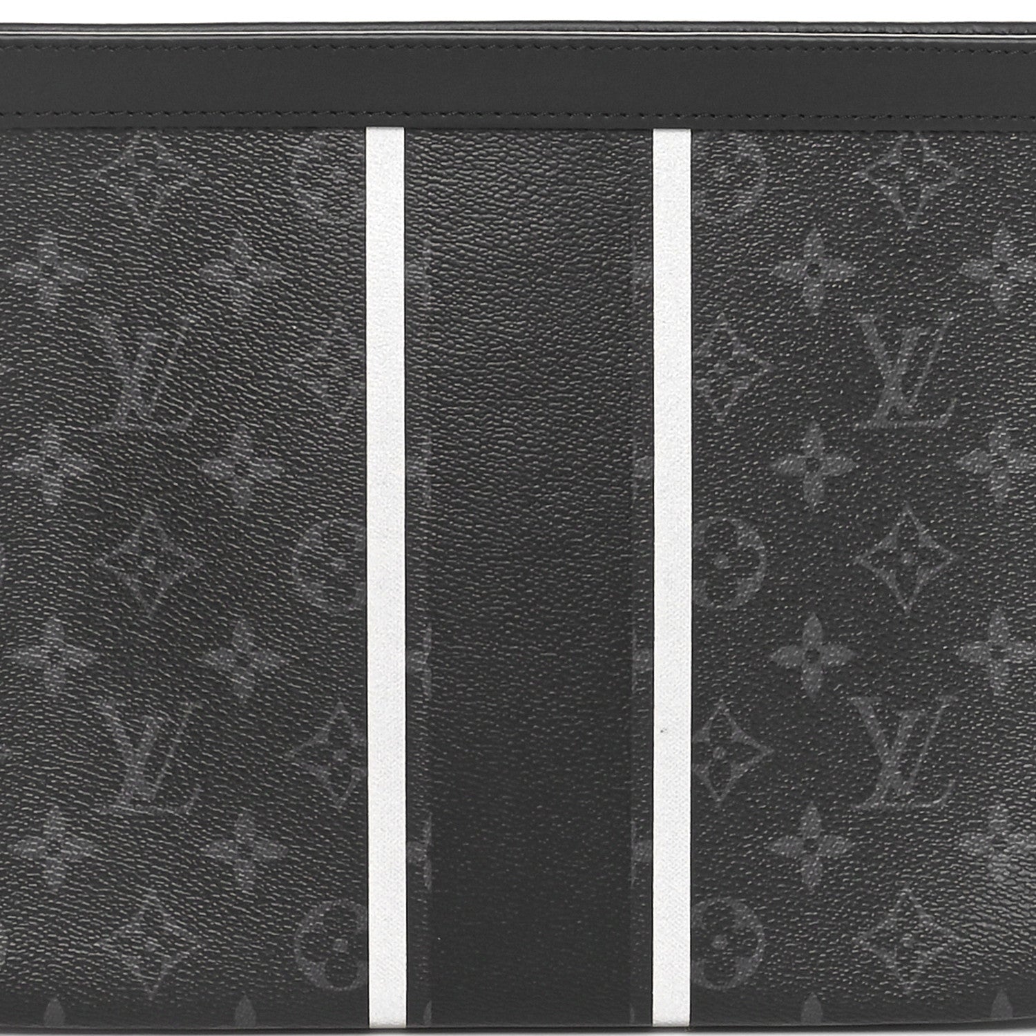 Louis Vuitton X FUJIWARA Monogram Eclipse Flash Pochette Voyage MM 7 of 9