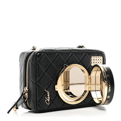 Chanel Lambskin Quilted Coco Click Bag Black 3 of 12