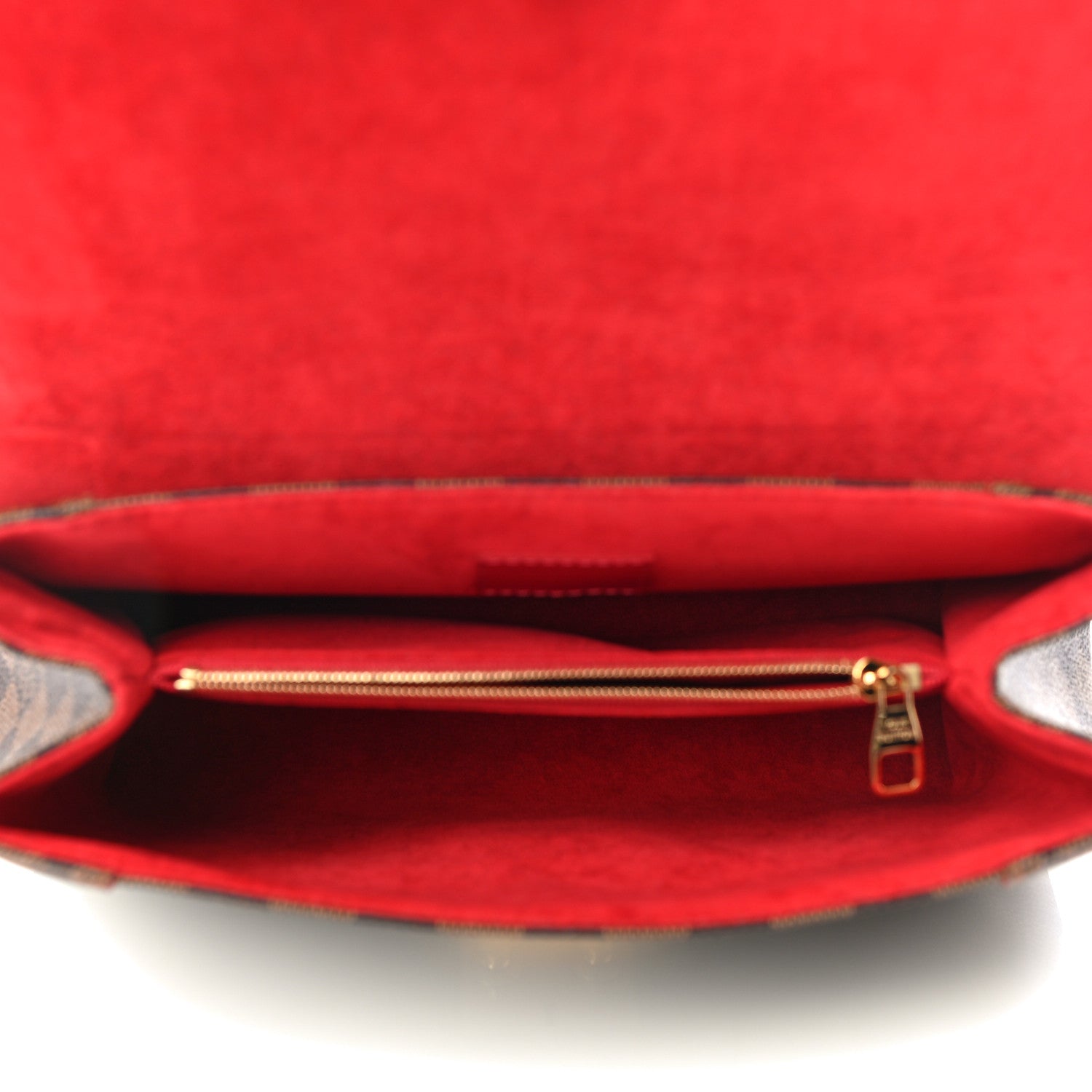 Louis Vuitton Damier Ebene Caissa Clutch Cherry 5 of 11