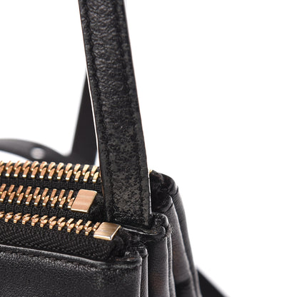Celine Lambskin Small Trio Crossbody Bag Black 18 of 18
