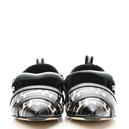 Fendi PVC Calfskin FF Colibri Slingback Ballerina Flats 37 Black 2 of 8