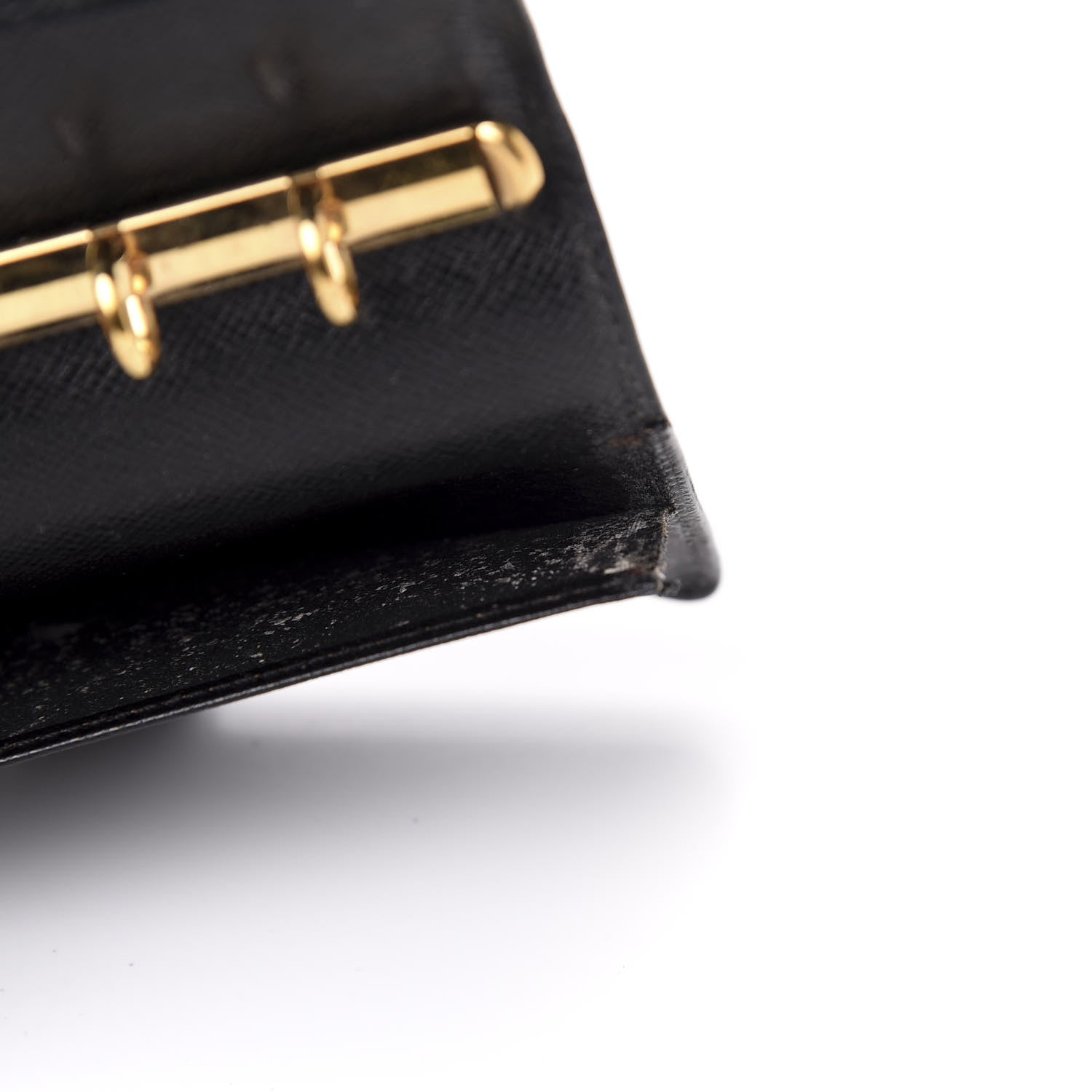 Louis Vuitton Epi Small Ring Agenda Cover Black 7 of 8