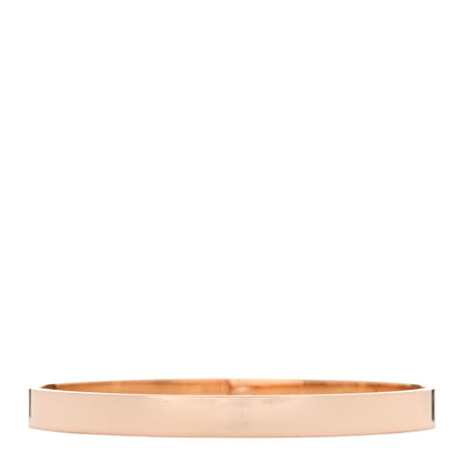 Hermes 18K Rose Gold Diamond PM Kelly Pave Bracelet SH 2 of 4