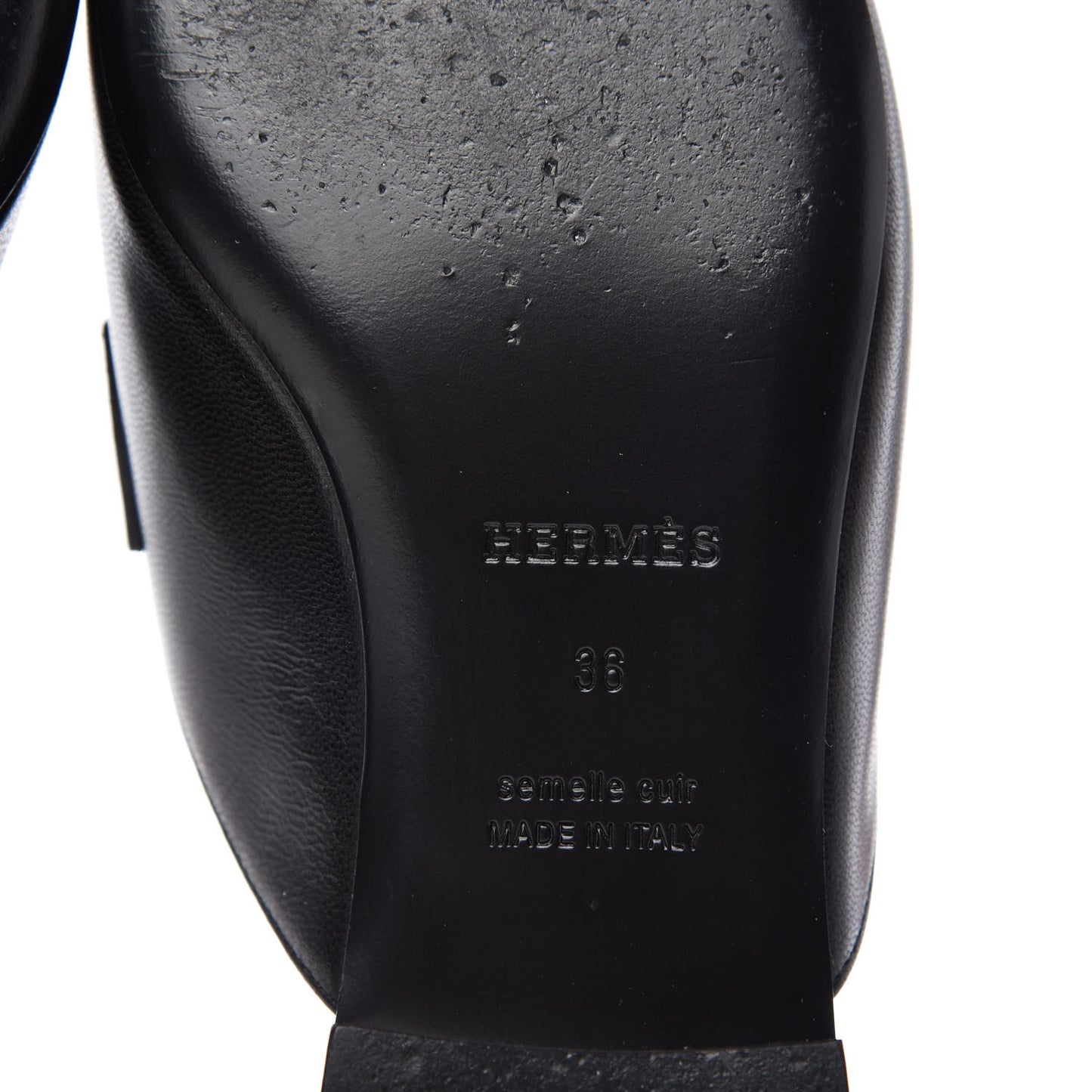 Goatskin Trocadero Mule 36 Black