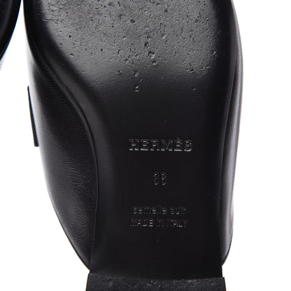Hermes Goatskin Trocadero Mule 36 Black 8 of 10