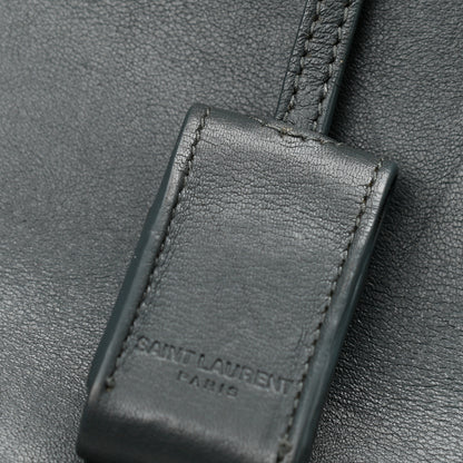 Saint Laurent Calfskin Small Classic Sac De Jour Petrol 10 of 12