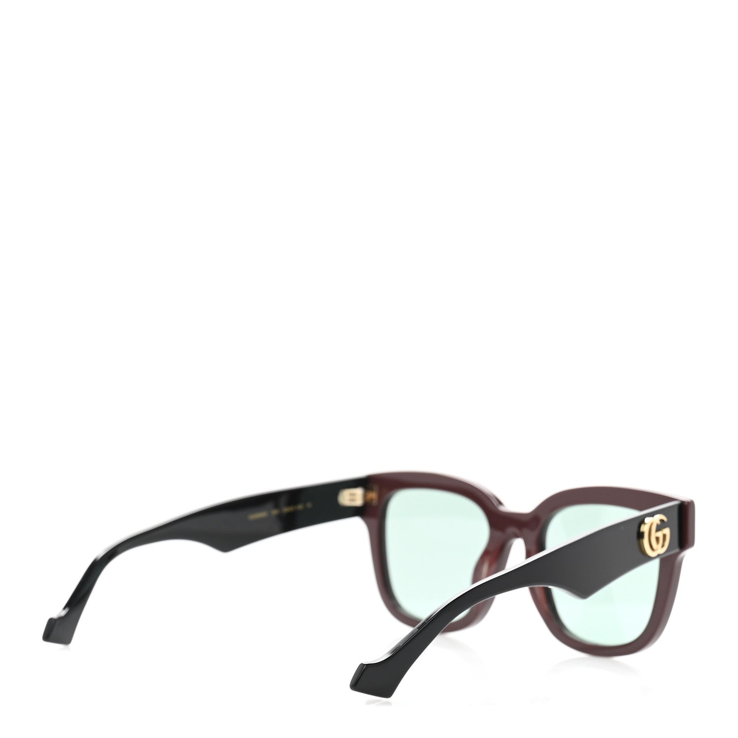 Gucci Rectangle 52mm Frame Sunglasses GG0998S Burgundy 4 of 9