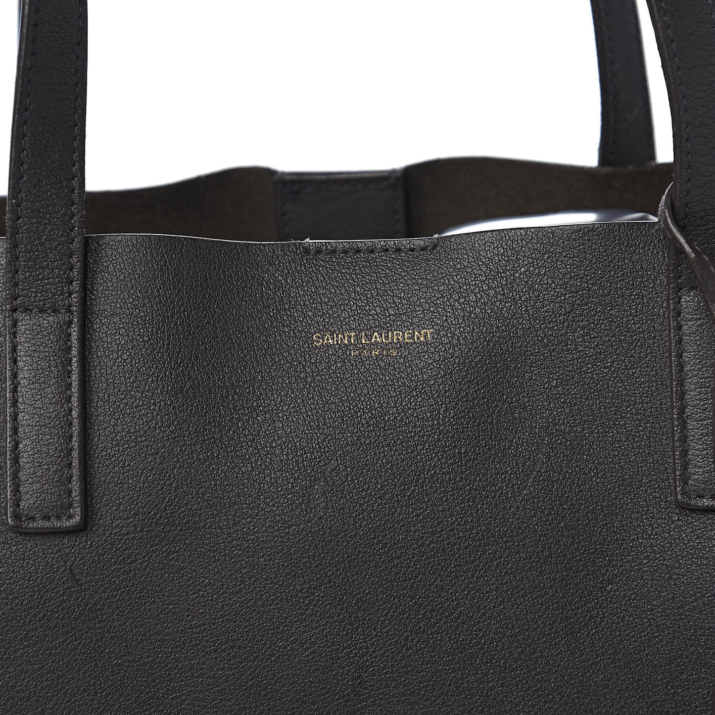 Calfskin Large Shopping Tote Dark Grey