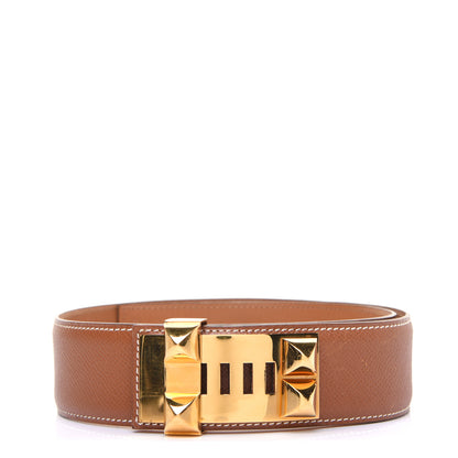 Hermes Courchevel Collier De Chien CDC Belt 70 Gold 1 of 11