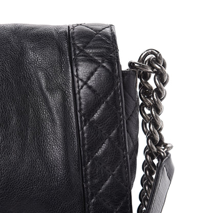 Chanel Calfskin New Medium Boy Reverso Flap Black 16 of 17