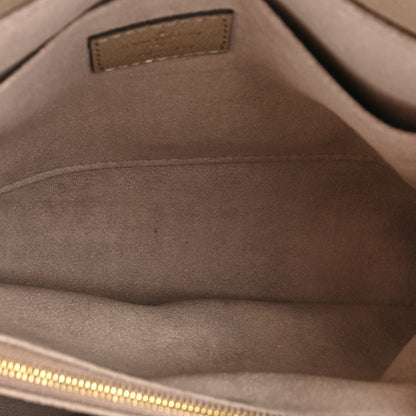 Louis Vuitton Empreinte Monogram Giant Madeleine MM Dove Grey Beige 6 of 15
