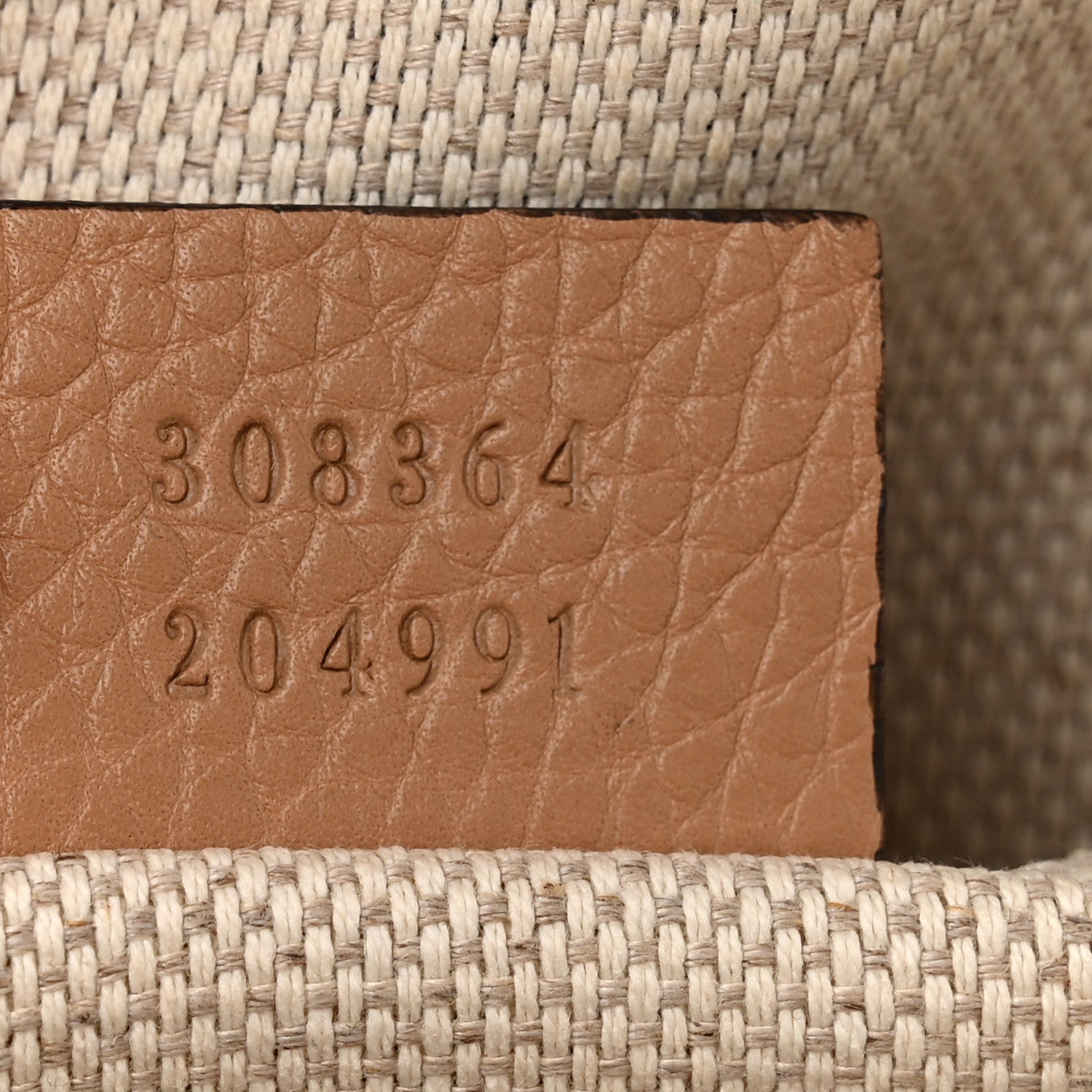 Gucci Pebbled Calfskin Small Soho Disco Bag Camelia 7 of 10