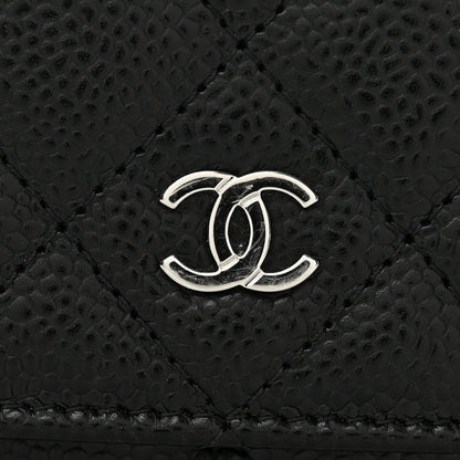 Chanel Caviar Quilted Wallet on Chain WOC Black 12 of 13