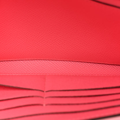 Hermes Epsom Kelly Longue Wallet Rose Azalee 8 of 18