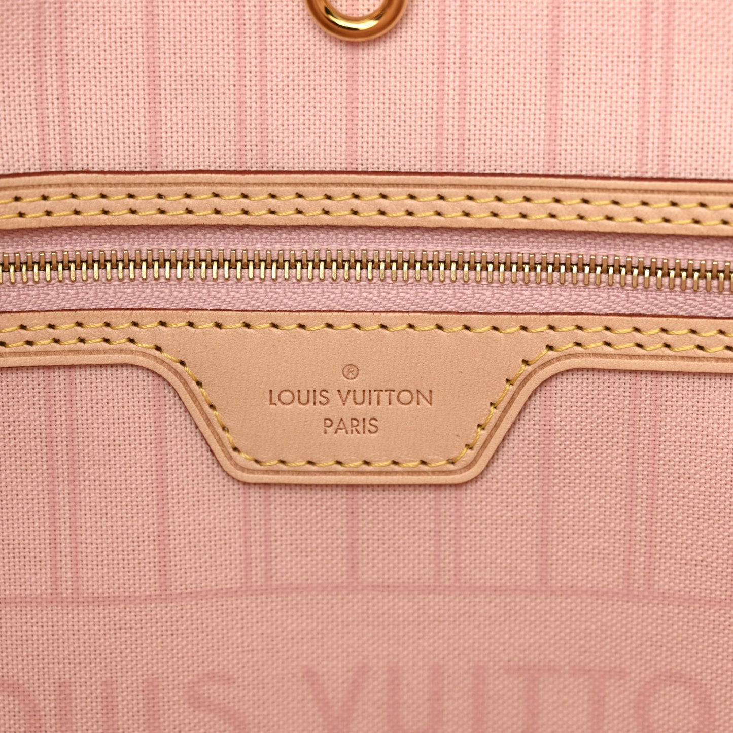 Damier Azur Neo Neverfull MM Rose Ballerine