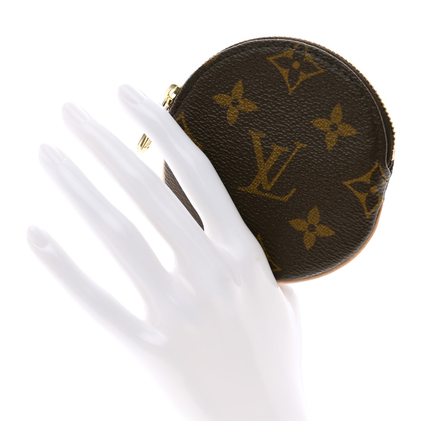 Monogram Round Coin Purse