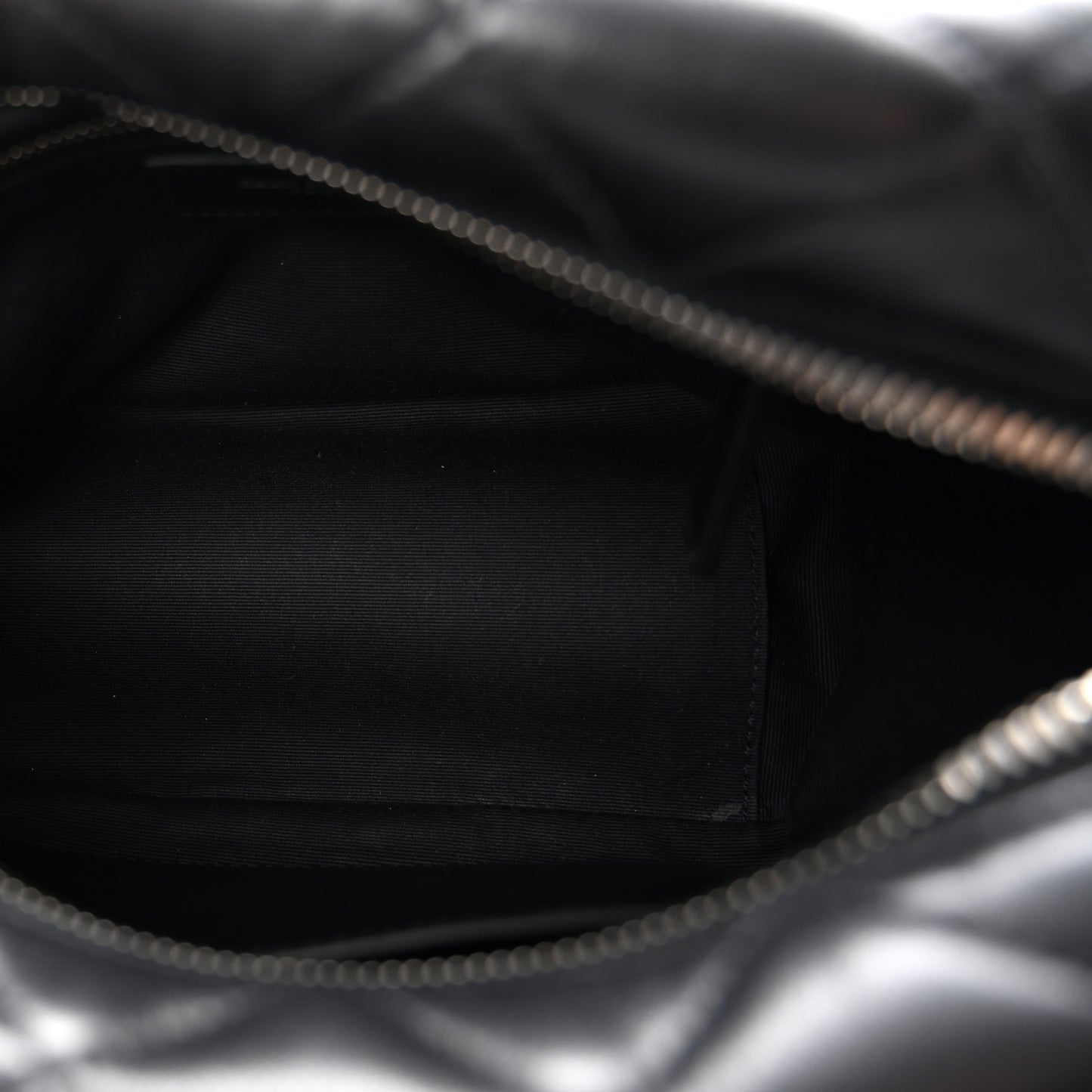 Calfskin Y Quilted Monogram Small Loulou Bowling Bag Black