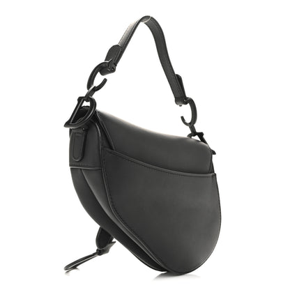 Christian Dior Ultra Matte Calfskin Mini Saddle Bag Black 3 of 10