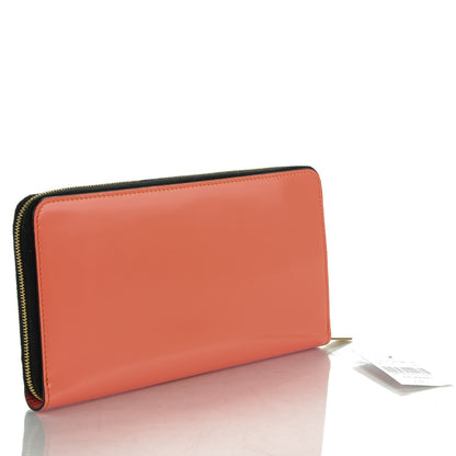 Celine Spazzolato Calfskin Large Zip Around Multifunction Wallet Pink 2 of 9