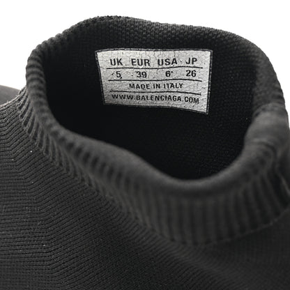 Balenciaga Neoprene Knit Mens Speed Sneakers 39 Black White 9 of 10