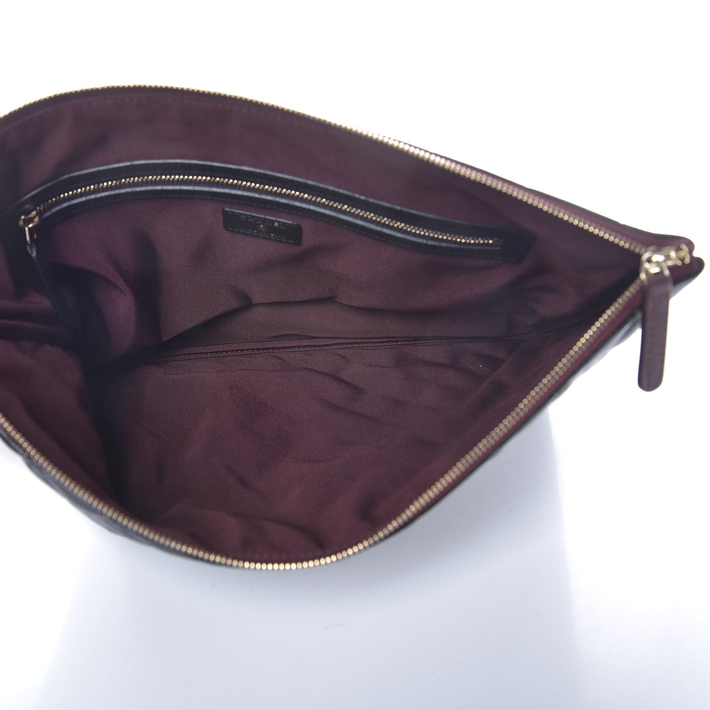 Caviar Quilted Large Cosmetic Case Black