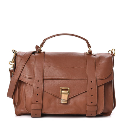 Proenza Schouler Lambskin Medium PS1 Satchel Saddle 1 of 11