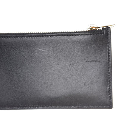 Saint Laurent Calfskin 5 Fragments Zip Pouch Card Holder Black 9 of 10