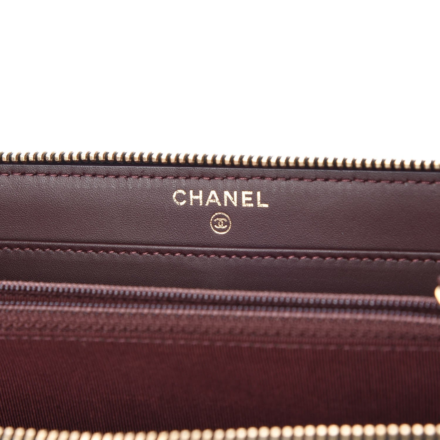 Chanel Caviar Quilted Large Gusset Zip Around Wallet Black 6 of 8
