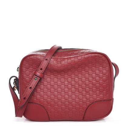 Gucci Microguccissima Mini Bree Messenger Bag Red 2 of 15