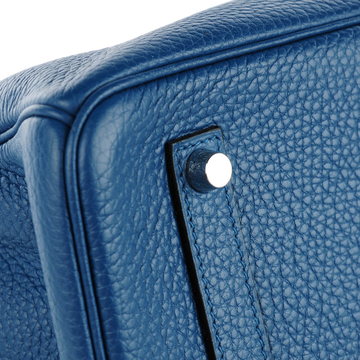 Hermes Taurillon Clemence Birkin 35 Bleu Thalassa 7 of 22